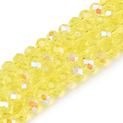Electroplate Glass Beads Strands LS-EGLA-A044-T8mm-L29-1