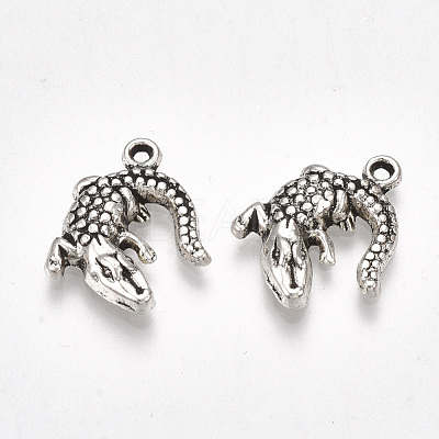 Tibetan Style Alloy Pendants TIBE-Q094-02AS-RS-1