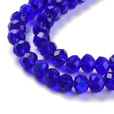 Electroplate Glass Beads Strands EGLA-A034-T2mm-L16-1