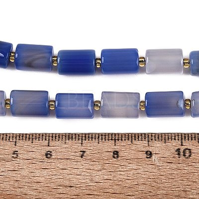 Natural Agate Beads Strands G-N362-20A-03-1