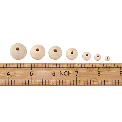 Unfinished Natural Wood Beads WOOD-TA0002-41-LF-1