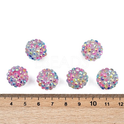AB-Color Resin Rhinestone Beads RESI-S315-14x16-11-1