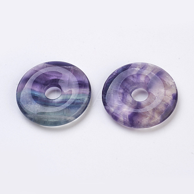 Natural Fluorite Pendants G-F508-05A-1