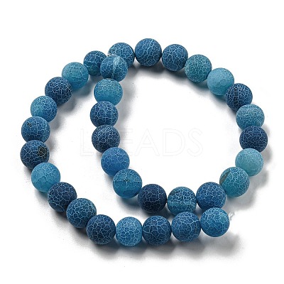 Natural Weathered Agate Beads Strands G-P538-A01-04-1