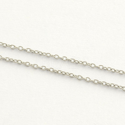 Tarnish Resistant Stainless Steel Cable Chains CHS-Q001-12-1