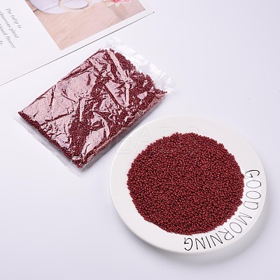 Baking Paint Glass Seed Beads SEED-US0003-3mm-K14-1