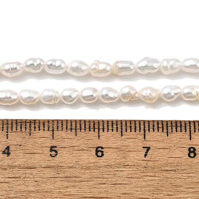 Natural Cultured Freshwater Pearl Beads Strands PEAR-I007-01O-01D-1