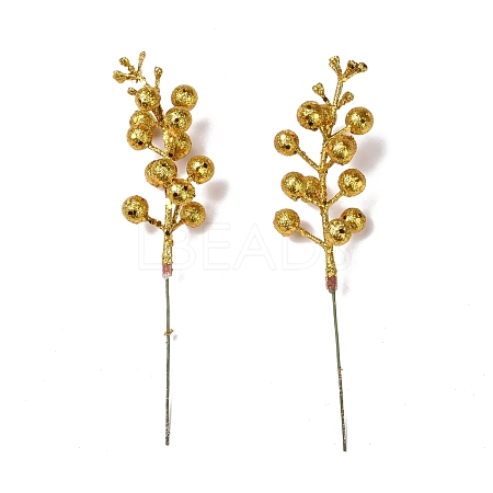 Plastic Imitation Fruit Stem Accessories DIY-B048-02B-1