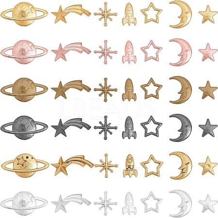 Olycraft Zinc Alloy Cabochons PALLOY-OC0002-58-1