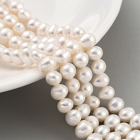 Natural Cultured Freshwater Pearl Beads Strands PEAR-C003-12H-X-1