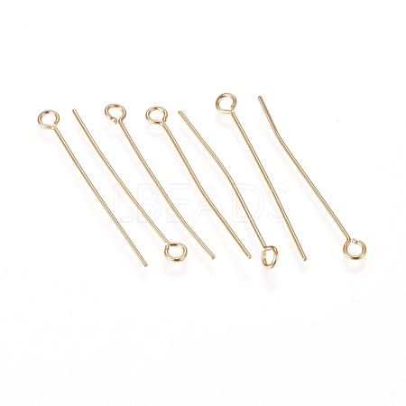304 Stainless Steel Eye Pins A-STAS-L238-005F-G-1