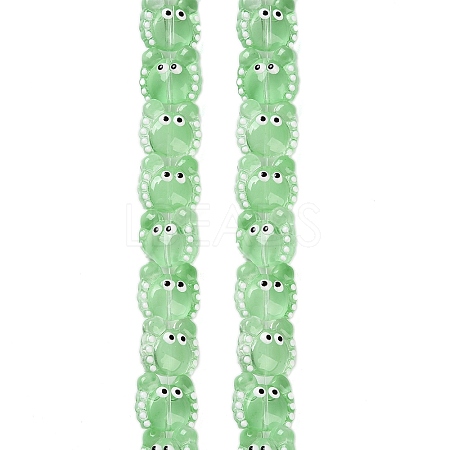 Transparent Glass Beads Strands LAMP-L078-010G-1