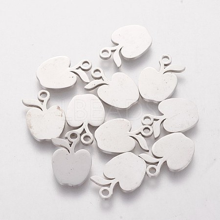 304 Stainless Steel Charms STAS-Q201-T116-1