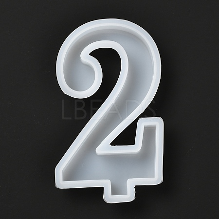 Number DIY Candle Silicone Molds Making DIY-F065-14B-1