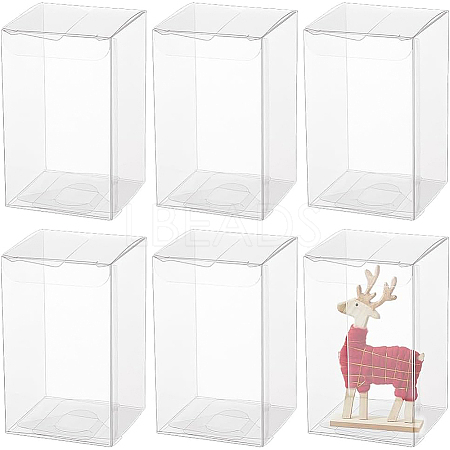 Transparent Plastic PVC Box Gift Packaging CON-WH0060-02C-1