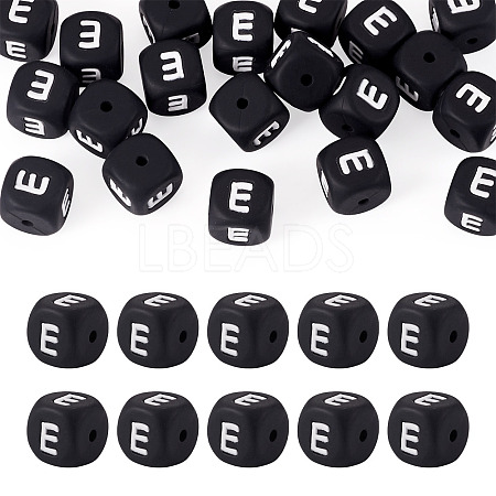 20Pcs Food Grade Eco-Friendly Silicone Beads SIL-TADJ0001-04E-1