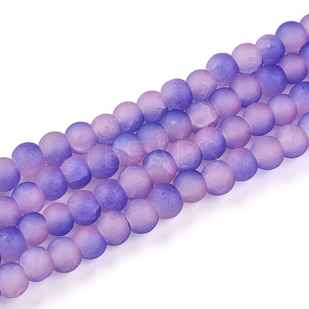 Crackle Glass Beads X1-GLAA-N009-4mm-08-1