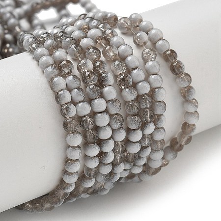 Crackle Glass Beads Strands GLAA-U001-4mm-06-1