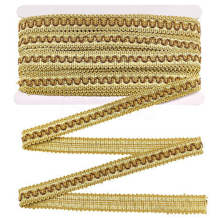 Polyester Braided Wavy Ribbons OCOR-WH0112-017B-1