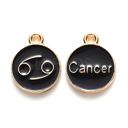 Alloy Enamel Pendants LS-X-ENAM-S124-01B-08D-1