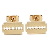 PVD Vacuum Plating 304 Stainless Steel Stud Earrings for Women EJEW-A048-37G-1