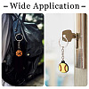 5Pcs 5 Styles PVC Plastic Keychains KEYC-TA0001-49-7