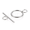 304 Stainless Steel Toggle Clasps X-STAS-F251-01P-2