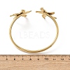 Ocean Theme 304 Stainless Steel Cuff Bangles BJEW-T026-01G-04-2