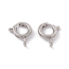 Non-Tarnish 201 Stainless Steel Spring Ring Clasps STAS-J401-LD022-8-1