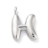 Rack Plating Brass Balloon Letter Pendants X-KK-C050-01P-H-1