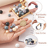 150Pcs 15 Styles Silicone Beads SIL-TA0001-30-5