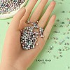 300Pcs Faceted Electroplated Glass Beads Strands GLAA-YW0003-38-3