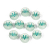 Luminous Frosted Acrylic Beads FACR-T008-02V-1