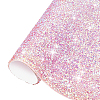 Glitter Resin Hotfix Rhinestone(Adhesive On The Back) DIY-WH0166-23G-1