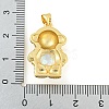 Rack Plating Brass Pendants ZIRC-L100-160G-01-3