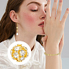120Pcs Brass Rhinestone Beads KK-PA0001-26G-6