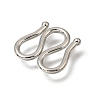 Brass M-Hook Clasps KK-CBA0DF0-14C-P-2