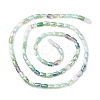 Gradient Color Electroplate Glass Bead Strands GLAA-E042-01D-2