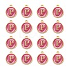Golden Plated Alloy Enamel Charms X-ENAM-S118-08P-2