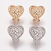 Alloy Stud Earring Findings PALLOY-F201-19-1