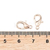Zinc Alloy Lobster Claw Clasps X-E102-RG-5