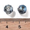 Electroplate Round Glass Beads  EGLA-A043-01-FR02-3