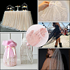 1M Sequins Polyester Organza Fabrics DIY-CY0003-41B-5