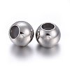 201 Stainless Steel Beads STAS-O110-13P-B-2