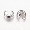Brass Crimp Beads Covers KK-H291-NFS-NF-2