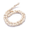 Natural Magnesite Beads Strands TURQ-P001-02A-11-2