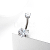 Clear Cubic Zirconia Belly Button Rings FS-WG81544-07-1