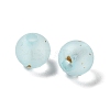 Frosted Transparent Acrylic Beads OACR-F013-13G-2