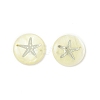 Natural Freshwater Shell Connector Charms SHEL-XCP0001-05-2