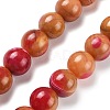 Natural Multi-Color Agate Beads Strands G-A261-B12-14mm-2
